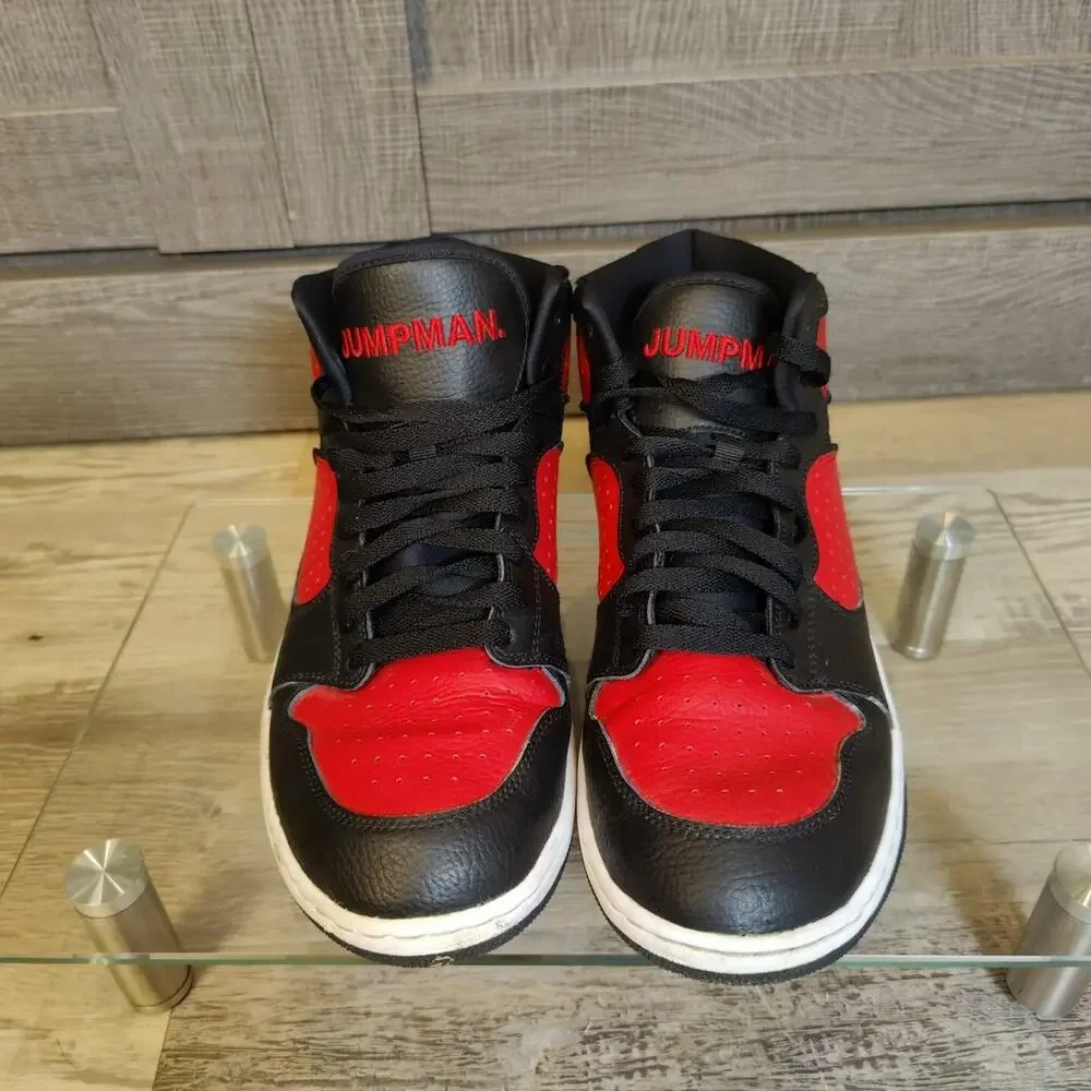 Jordan Bred Men's Size 10.5 Jordan Shoes Jordan Access Mid Black Red AR3762006